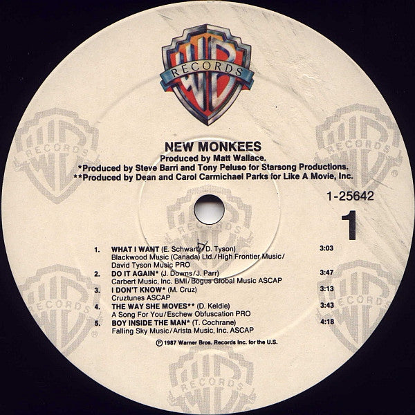 New Monkees : New Monkees (LP,Album)