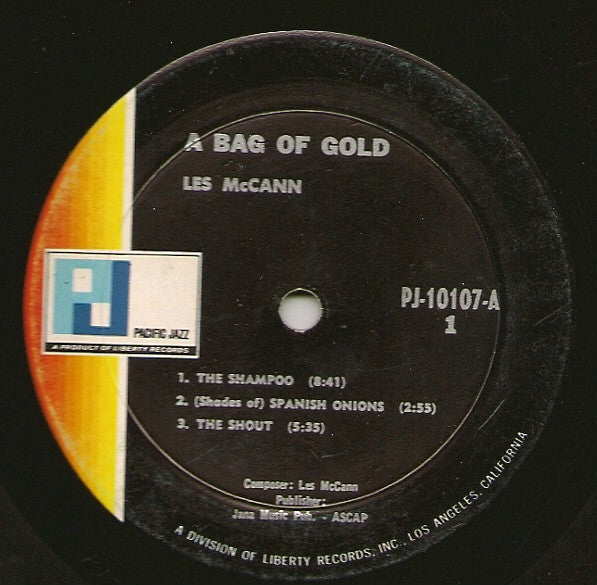 Les McCann : A Bag Of Gold (LP,Mono)