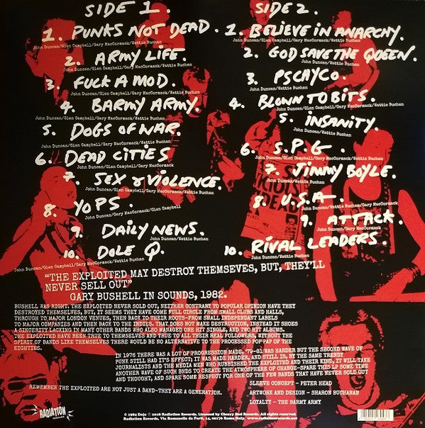 Exploited, The : Totally Exploited (LP,Compilation,Reissue)