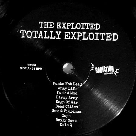 Exploited, The : Totally Exploited (LP,Compilation,Reissue)