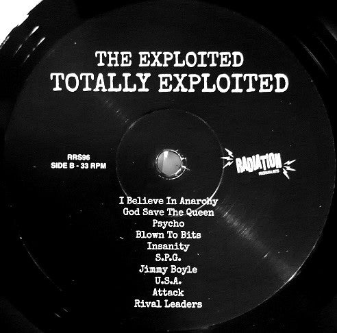 Exploited, The : Totally Exploited (LP,Compilation,Reissue)