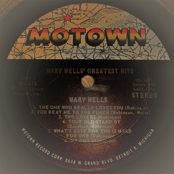 Mary Wells : Greatest Hits (LP,Compilation,Stereo)
