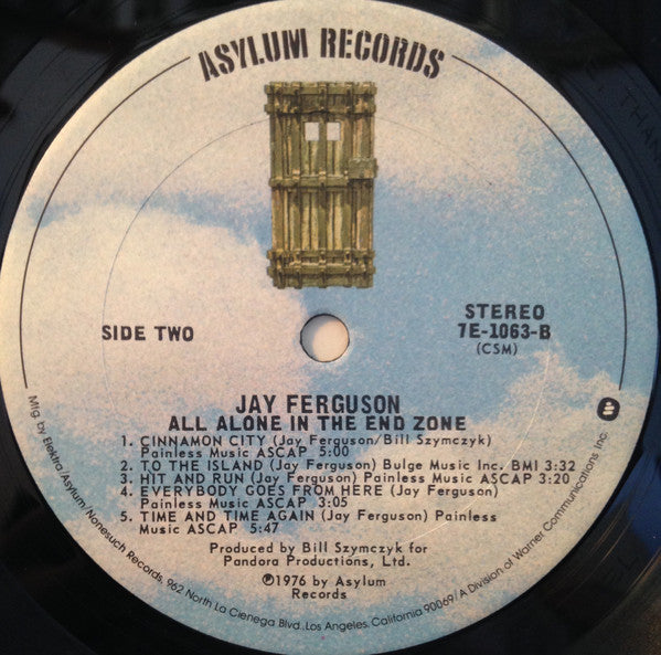 Jay Ferguson : All Alone In The End Zone (LP,Album)