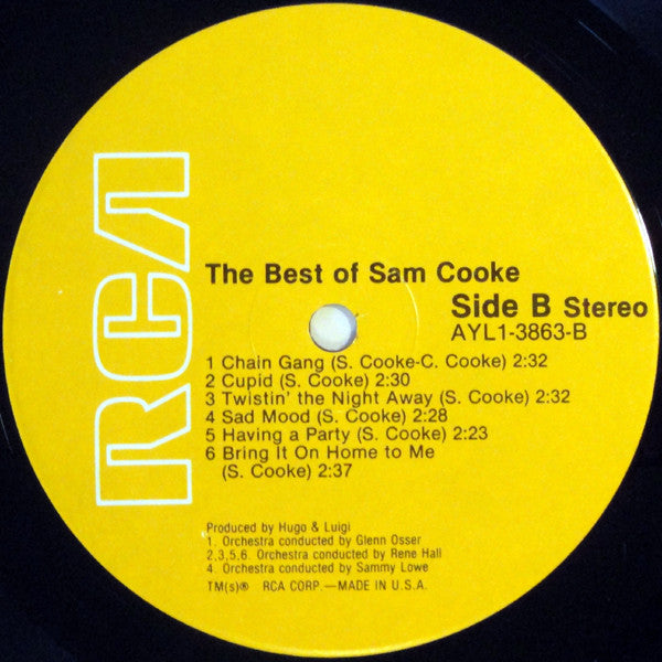 Sam Cooke : The Best Of Sam Cooke (LP,Compilation,Reissue)