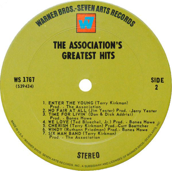 Association (2), The : Greatest Hits! (LP,Compilation)