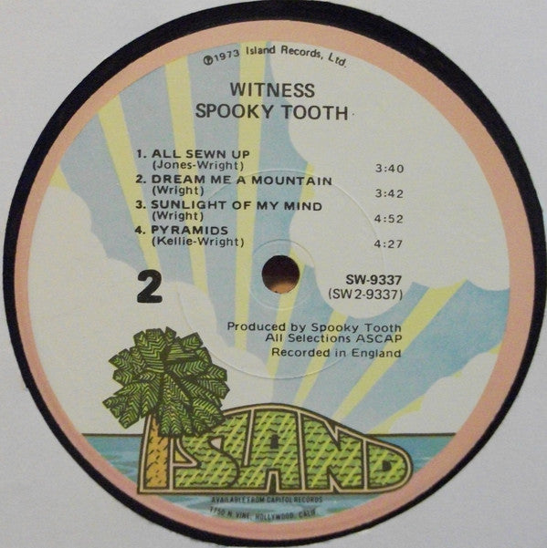 Spooky Tooth : Witness (LP,Album)
