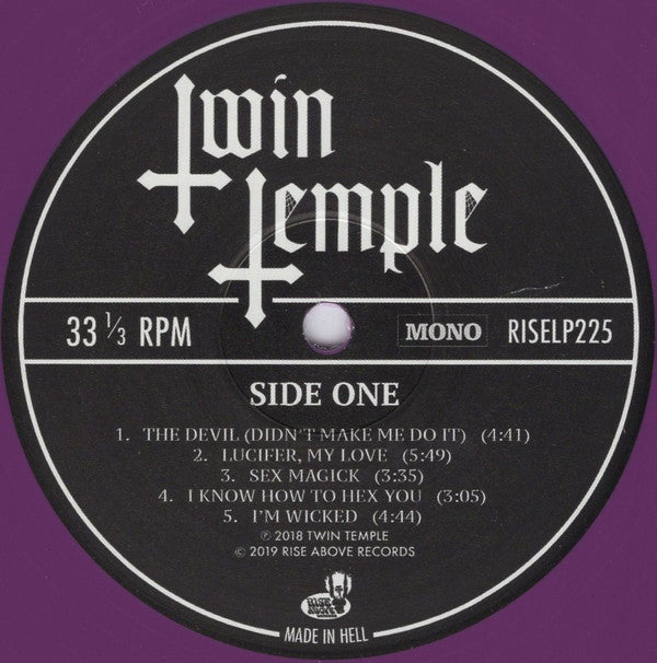 Twin Temple : Twin Temple (Bring You Their Signature Sound.... Satanic Doo-Wop) (LP,Limited Edition,Reissue,Mono)