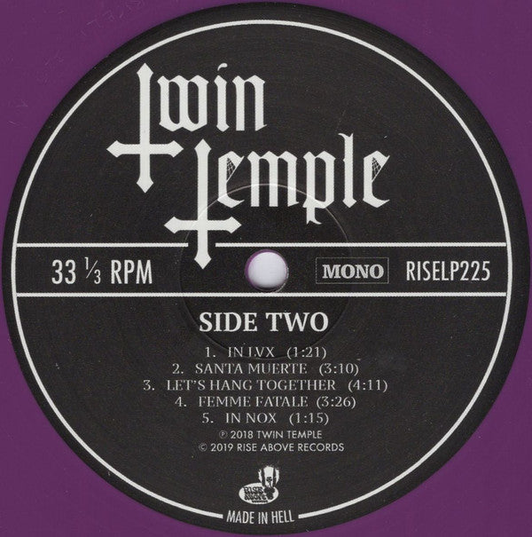Twin Temple : Twin Temple (Bring You Their Signature Sound.... Satanic Doo-Wop) (LP,Limited Edition,Reissue,Mono)