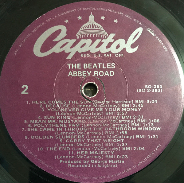 Beatles, The : Abbey Road (LP,Album,Reissue,Stereo)