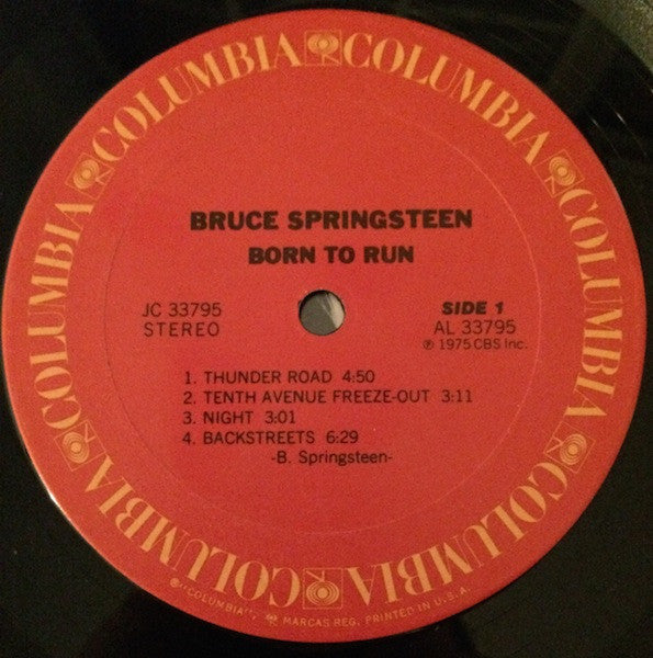 Bruce Springsteen : Born To Run (LP,Album,Reissue,Repress,Stereo)