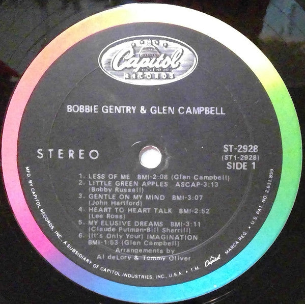 Bobbie Gentry And Glen Campbell : Bobbie Gentry & Glen Campbell (LP,Album)