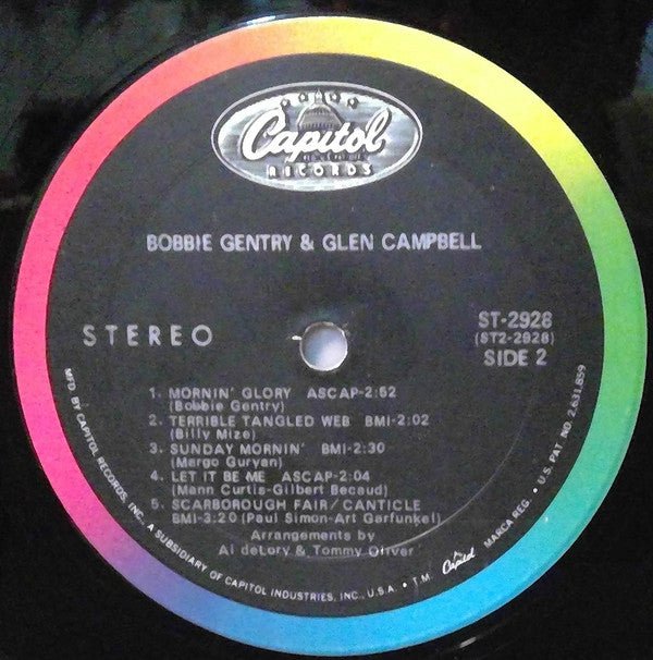 Bobbie Gentry And Glen Campbell : Bobbie Gentry & Glen Campbell (LP,Album)