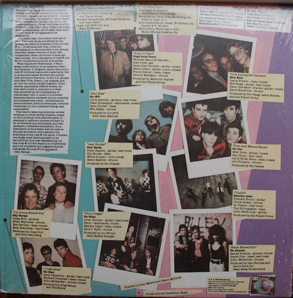 Various : Sharp Cuts - New Music From American Bands (LP,Compilation)