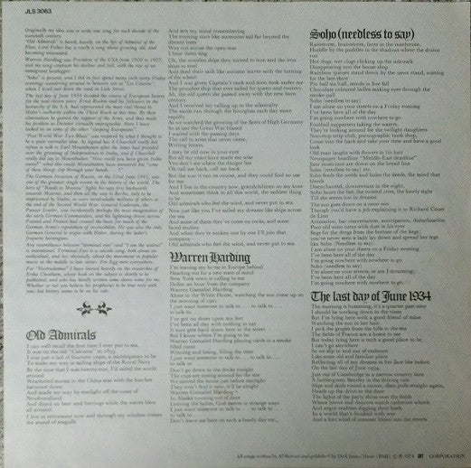 Al Stewart : Past · Present And Future (LP,Album)