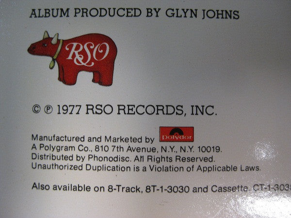 Eric Clapton : Slowhand (LP,Album)