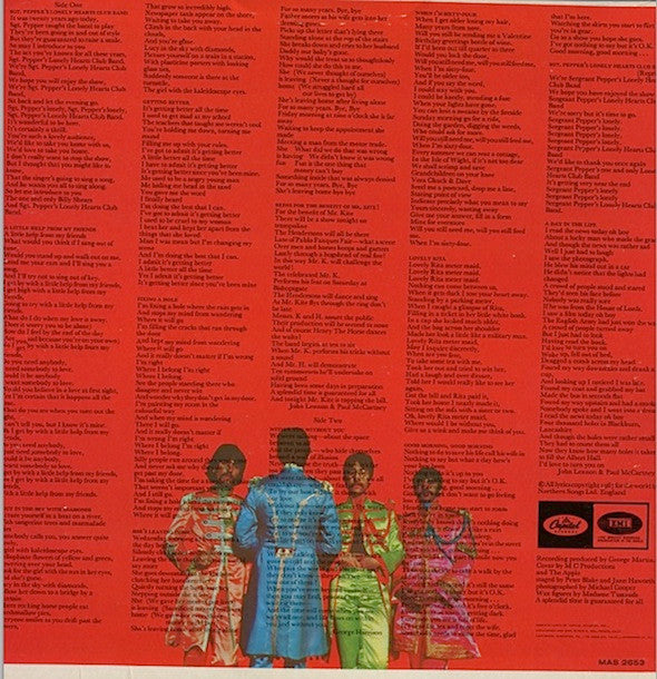 Beatles, The : Sgt. Pepper's Lonely Hearts Club Band (LP,Album,Mono)