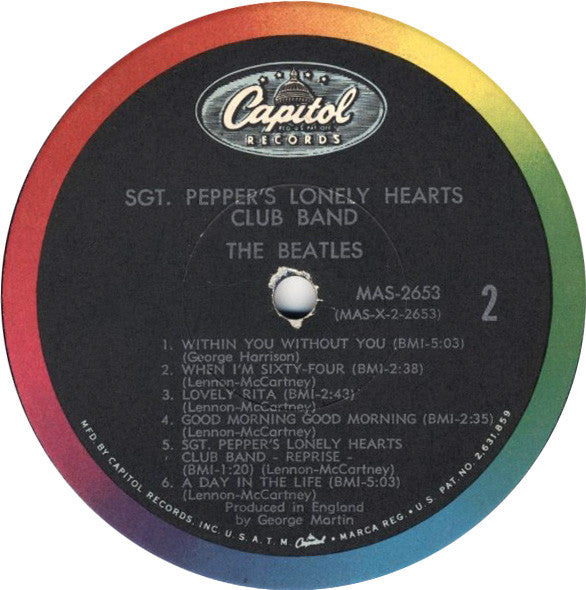 Beatles, The : Sgt. Pepper's Lonely Hearts Club Band (LP,Album,Mono)