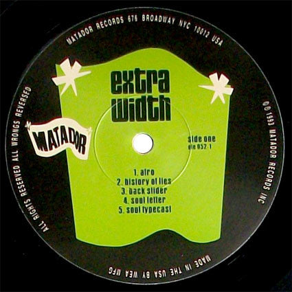 Jon Spencer Blues Explosion, The : Extra Width (LP,Album)
