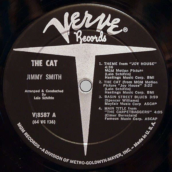 Jimmy Smith : The Cat (LP,Album,Mono)