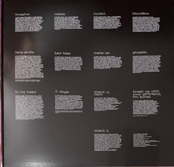 Ariana Grande : Thank U, Next (LP,Album,Limited Edition)