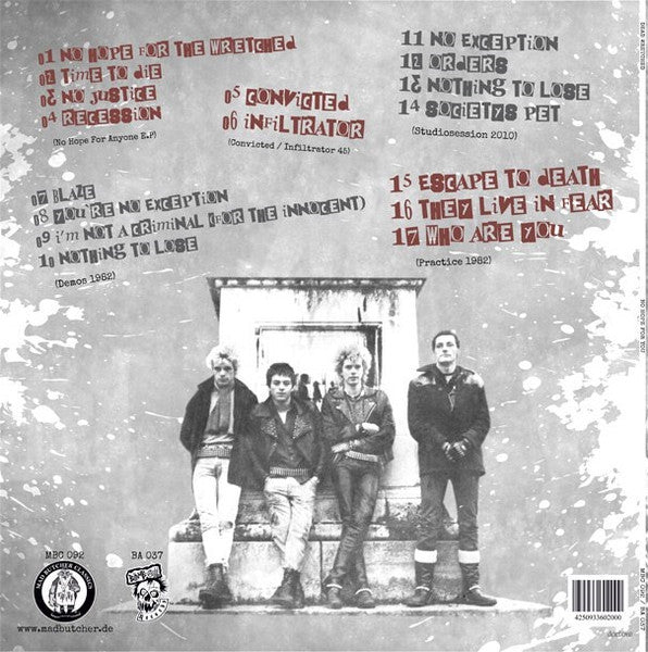 Dead Wretched : No Hope For You (LP,Compilation,Limited Edition)