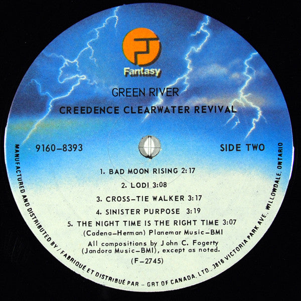 Creedence Clearwater Revival : Green River (LP,Album,Reissue,Stereo)