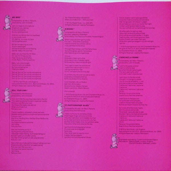 Fabulous Poodles : Mirror Stars (LP,Compilation)
