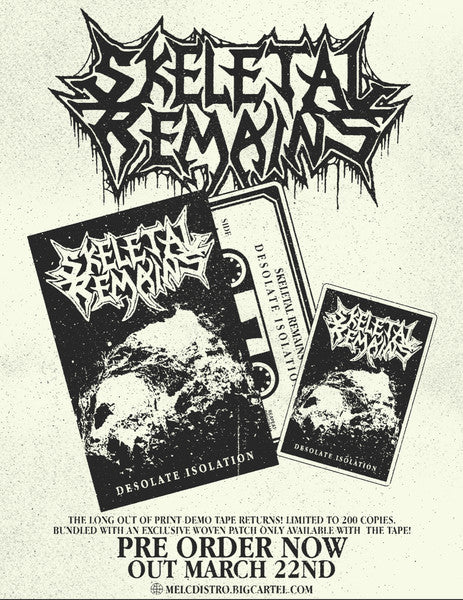 Skeletal Remains (3) : Desolate Isolation (Limited Edition,Reissue,Stereo)