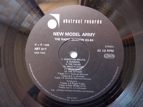 New Model Army : Radio Sessions 83-84 (LP,Compilation,Stereo)