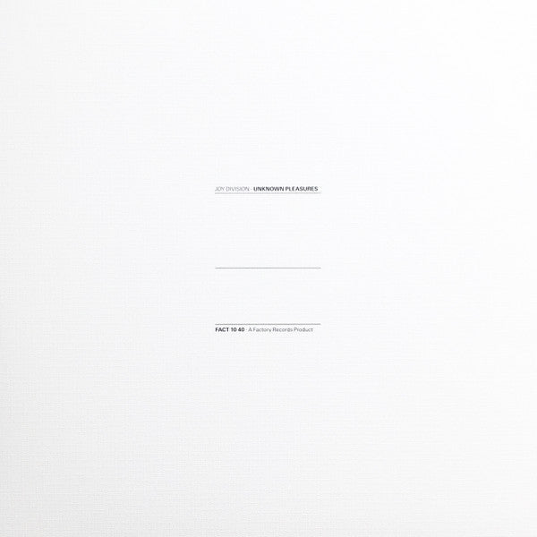 Joy Division : Unknown Pleasures (LP,Album,Limited Edition,Reissue,Repress)
