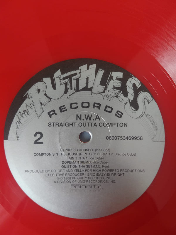 N.W.A. : Straight Outta Compton (LP,Album,Limited Edition,Reissue)