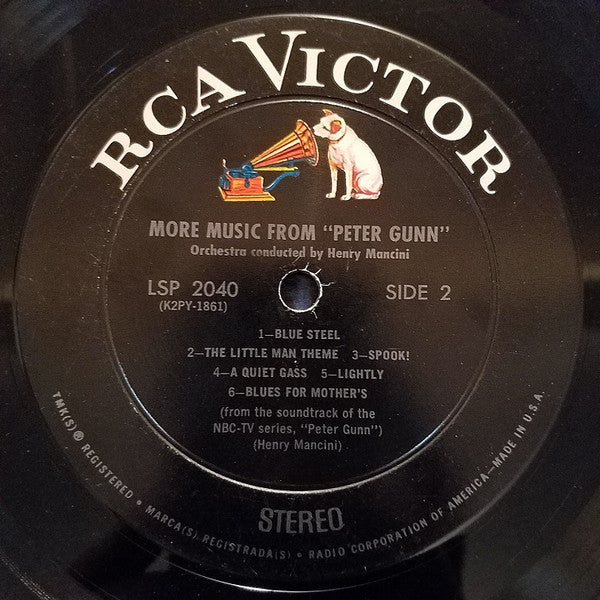 Henry Mancini : More Music From Peter Gunn (LP,Album,Stereo,Repress)