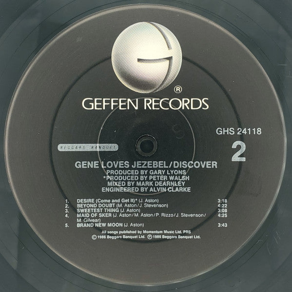 Gene Loves Jezebel : Discover (LP,Album,Reissue,Repress)