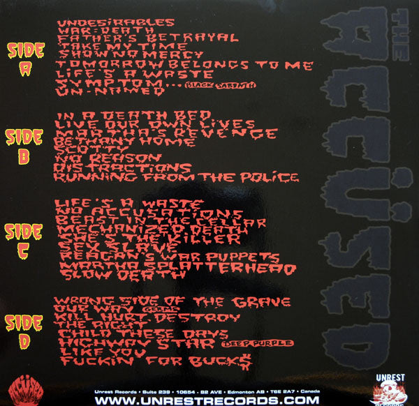 Accüsed, The : The Archive Tapes 1981-1986 (LP,Compilation,Limited Edition)