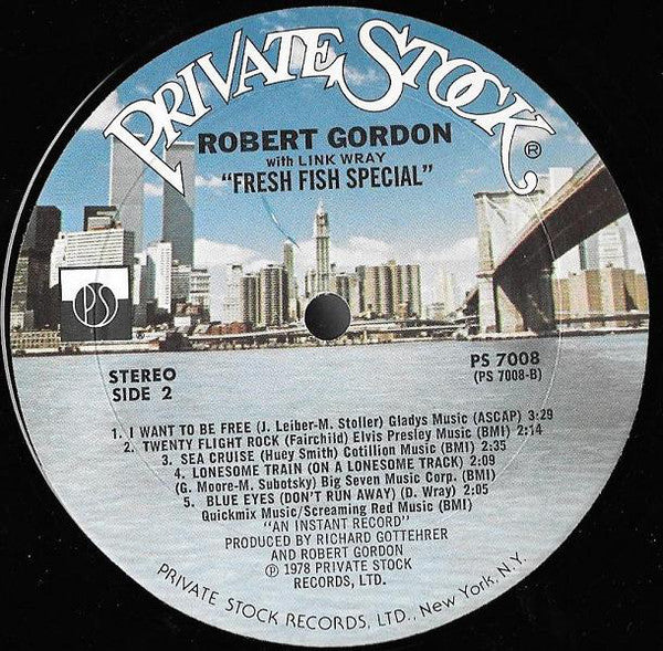 Robert Gordon (2) With Link Wray : Fresh Fish Special (LP,Album,Stereo)