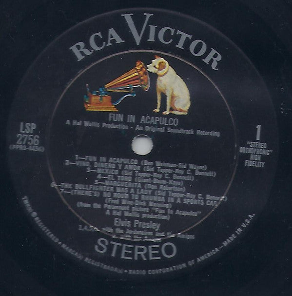 Elvis Presley : Fun In Acapulco (LP,Album,Stereo)