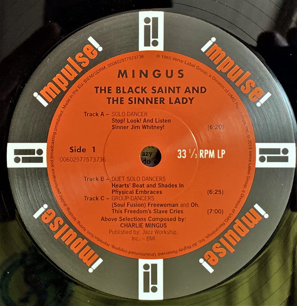 Charles Mingus : The Black Saint And The Sinner Lady (LP,Album,Reissue,Stereo)