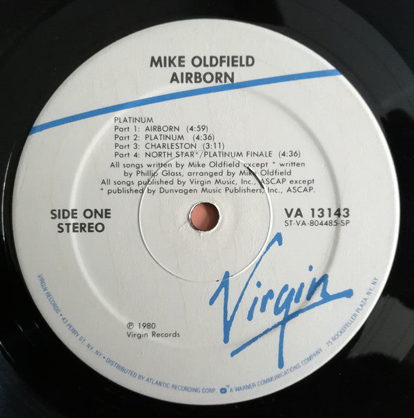Mike Oldfield : Airborn (LP,Album)