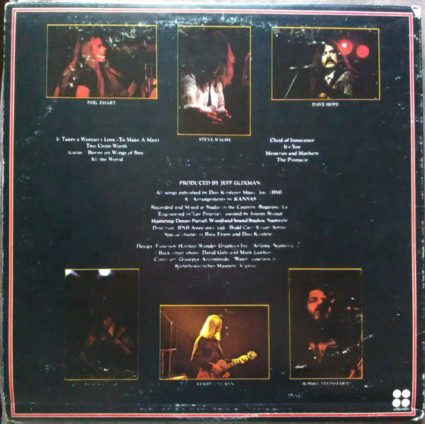 Kansas (2) : Masque (LP,Album)