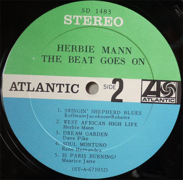 Herbie Mann : The Beat Goes On (LP,Album)