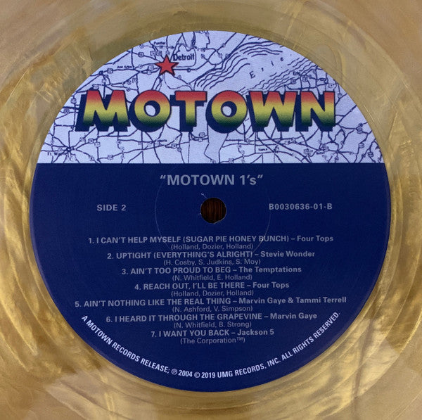 Various : Motown 1*s (LP,Compilation,Limited Edition,Reissue)