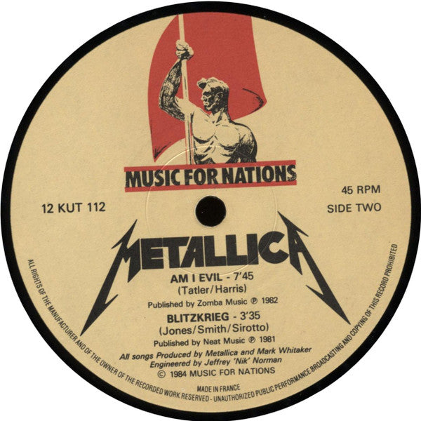 Metallica : Creeping Death (12",45 RPM,EP)