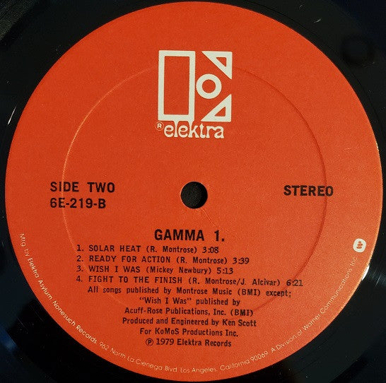 Gamma (5) : Gamma 1 (LP,Album,Stereo)