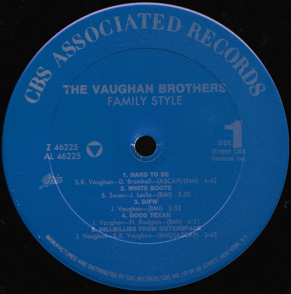 Vaughan Brothers, The : Family Style (LP,Album,Stereo)