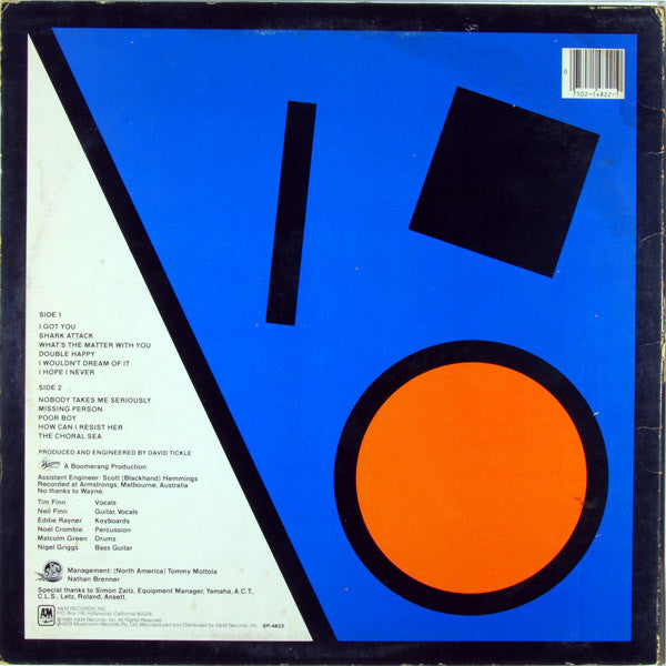 Split Enz : True Colours (LP,Album,Etched)