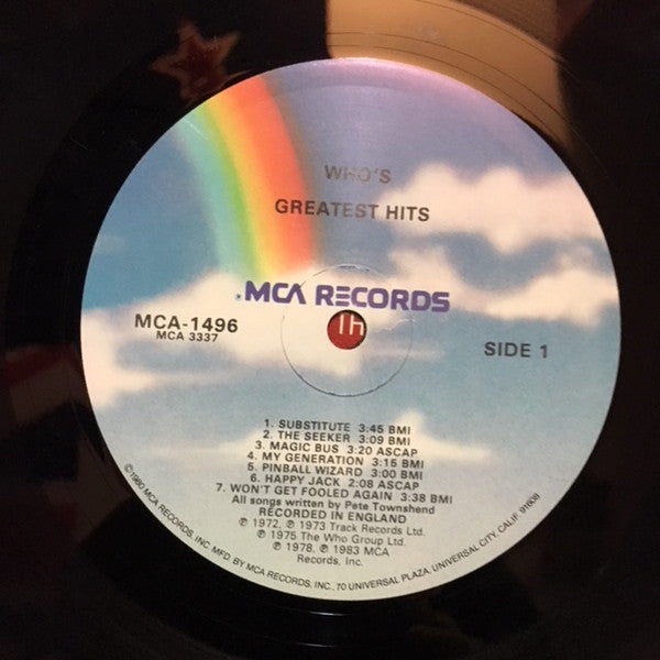 Who, The : Greatest Hits (LP,Compilation,Reissue)