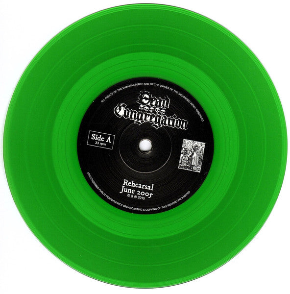 Dead Congregation : Rehearsal June 2005 (7",33 ⅓ RPM,Repress)