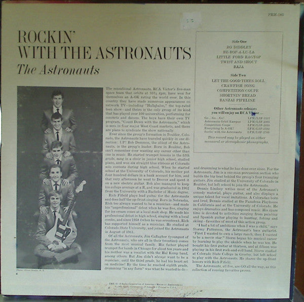 Astronauts (3), The : Rockin' With The Astronauts (LP,Compilation,Mono)