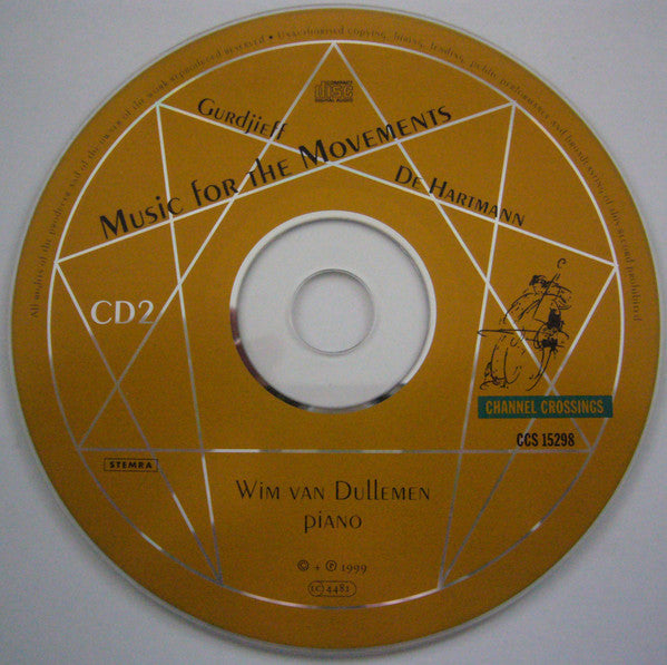 Georges Ivanovitch Gurdjieff, Thomas De Hartmann, Wim van Dullemen : Music For The Movements ()