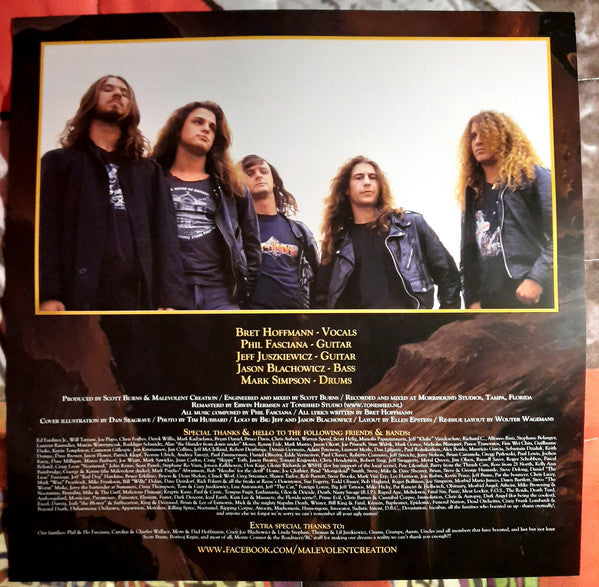 Malevolent Creation : The Ten Commandments (LP,Album,Reissue)